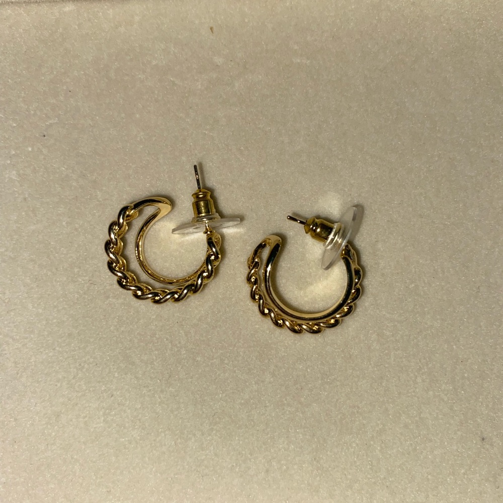 Gold Hoops - Picture 3 of 6